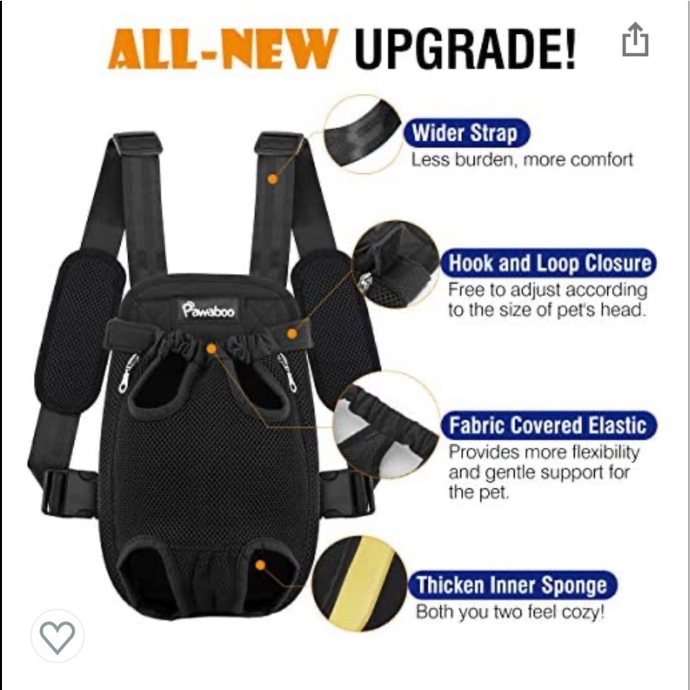 Back Pack dog carrier